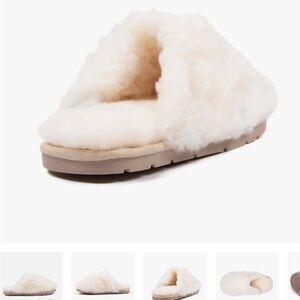 Women's Tanaya Cozy Cream Slippers size
XL (9.5-10.5) 100% Sheepskin Lined